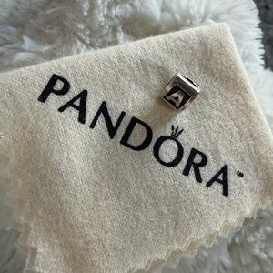 Pandora Sterling Silver “A” Alphabet Charm | 925 ALE | Initial Letter